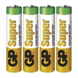Baterii alkaline GP 1,5 V AAA 4 set Baterii alkaline GP 1,5 V AAA 4 set